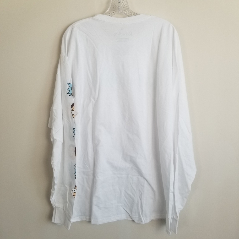 Rick and Morty Long Sleeve T Shirt Men's 2X NWT - Picture 3 of 4
